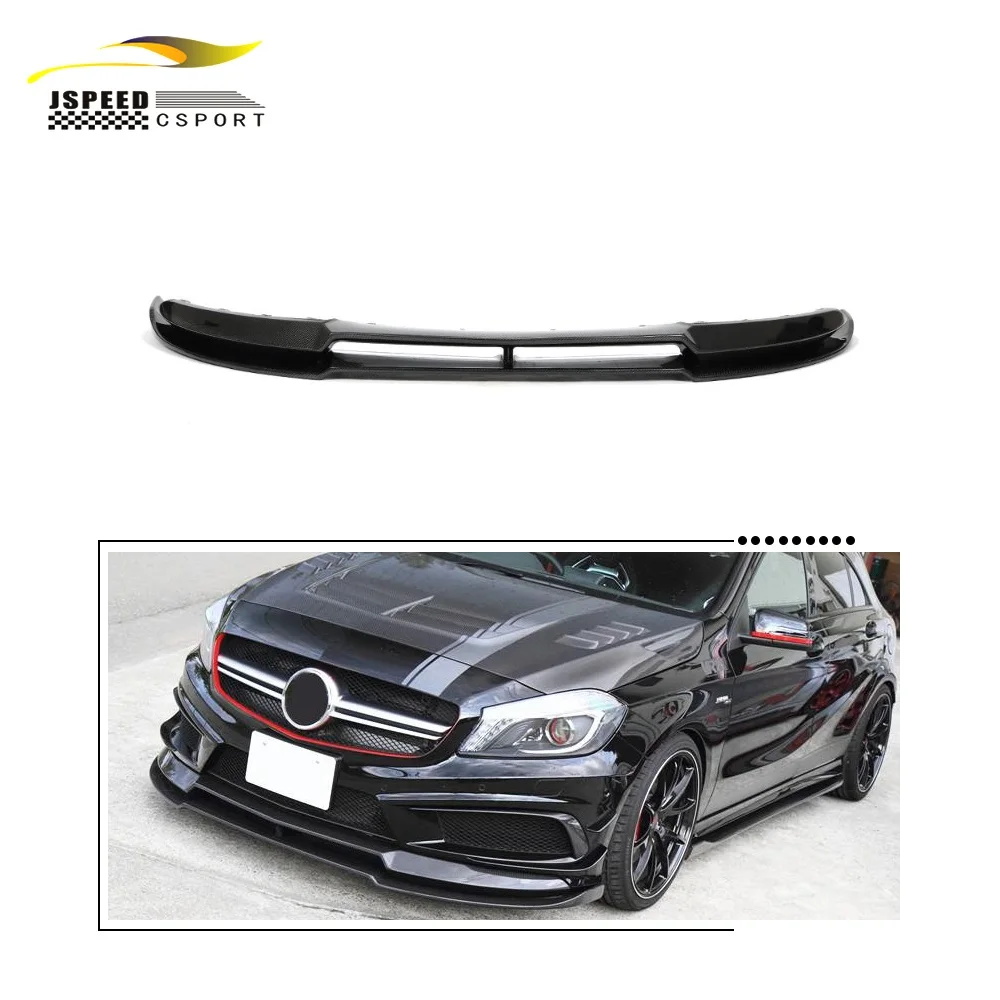 Carbon Fiber Front Lip for Mercedes Benz a Class W176 2013-2015