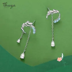 Thaya New Trendy Women Earrings Original Design Flower Tassel Earrings Fashion Dangle Earring For Women Party Female Jewelry