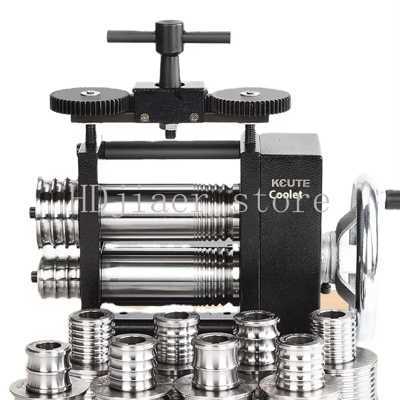 

Cold Rolling Machine Manual Bracelet Shaper - Auxiliary Wheel Tool for Gold & Silver Jewelry Goldsmiths