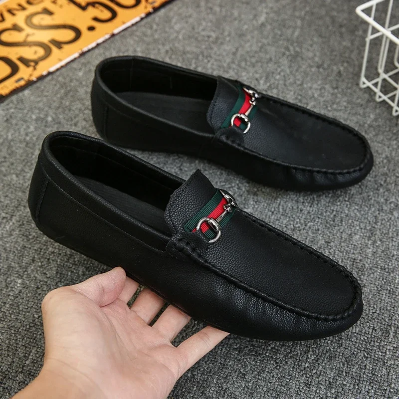 Cheap Shoes With Free Shipping Cowhide Leather Loafers Shoes for Men Tennis Man Trend 2025 Sneakers Male Low Price Shoe Women