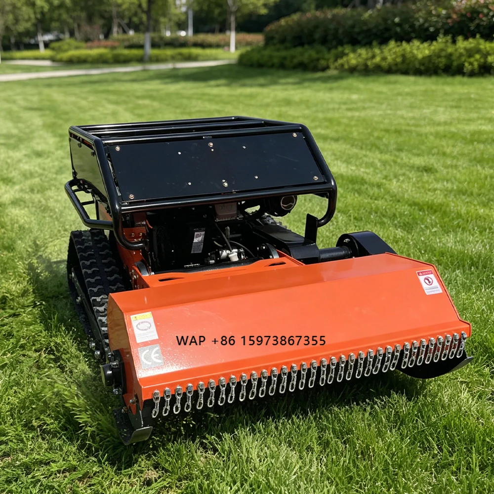 

Robot Lawn Mower Multifunction 800/1000mm Remote Control Robotic Lawnmower for Large Yard Garden Agriculture