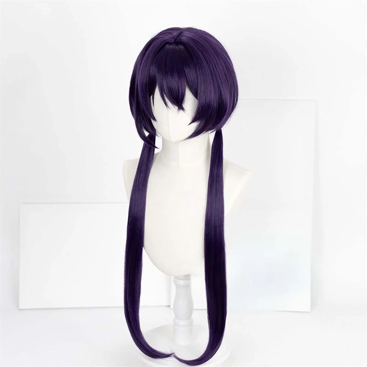 Anime Bungo Stray Dogs Izumi Kyouka Cosplay Wig Heat Resistant Synthetic Hair Double Horsetail Purple Long Hair For Women