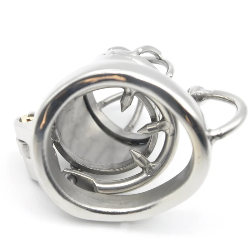 Chaste Bird Stainless Steel Male Chastity Small Cage with Base Arc Ring Devices Cock Ring Penis Ring Adult sex toys C271