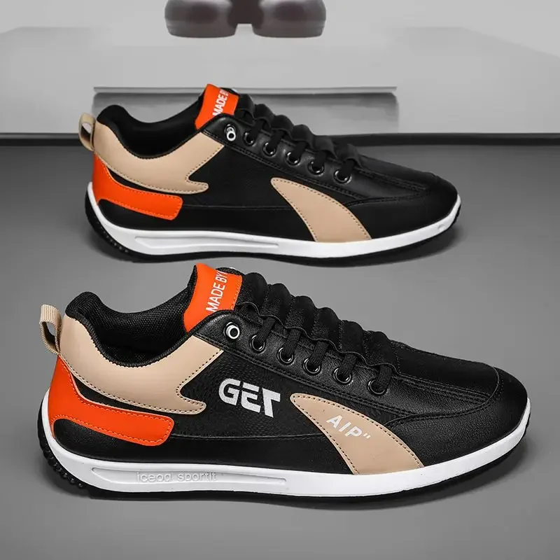 Man Shoe Flat Fashion 2024 Casual Shoes For Men Breathable Sneakers Hiking Cheap Liquidation Size 45 Korean Style Offer Deals image 2