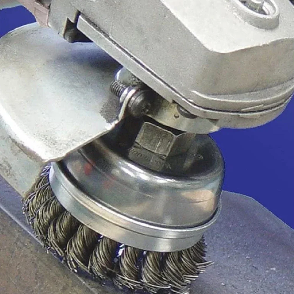 1 pz spazzola per ruota in filo di acciaio 6mm rimozione ruggine del metallo lucidatura ruote in filo di acciaio spazzole set per utensili rotanti lucidatura utensili manuali