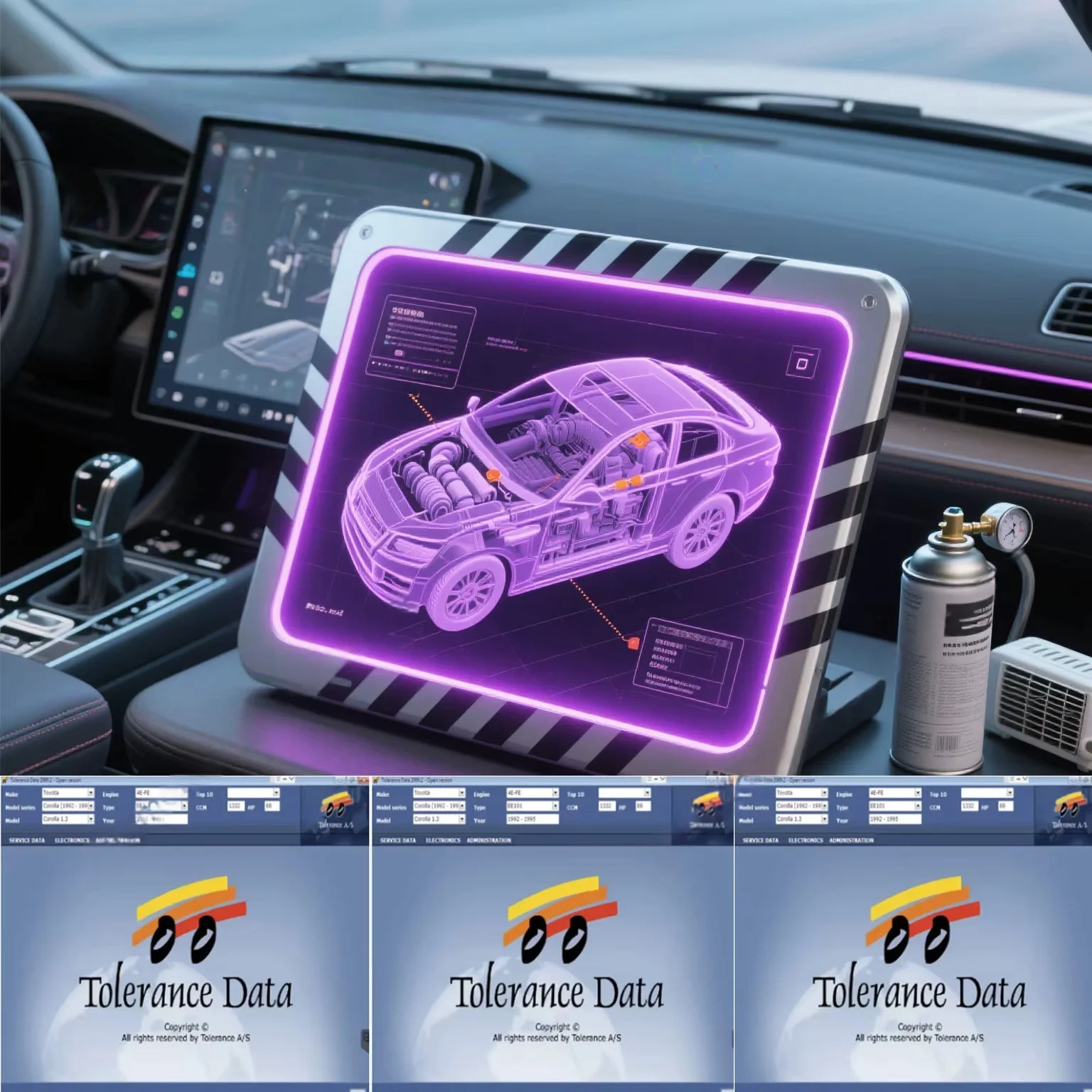 2025 Newest Auto Repair Data 2009.2 Tolerance Data with Free Keygen Unlimited Activator Car Diagnostic Software Tool