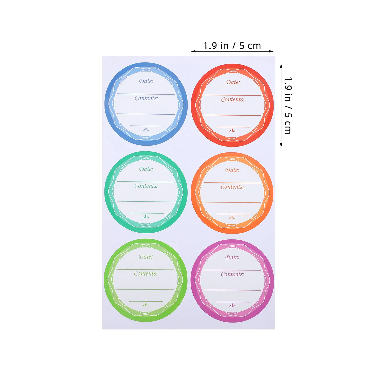 10Sheets Waterproof Oil Resistant Canning Labels Self-Adhesive Jar Name Stickers for Pantry Kitchen Containers