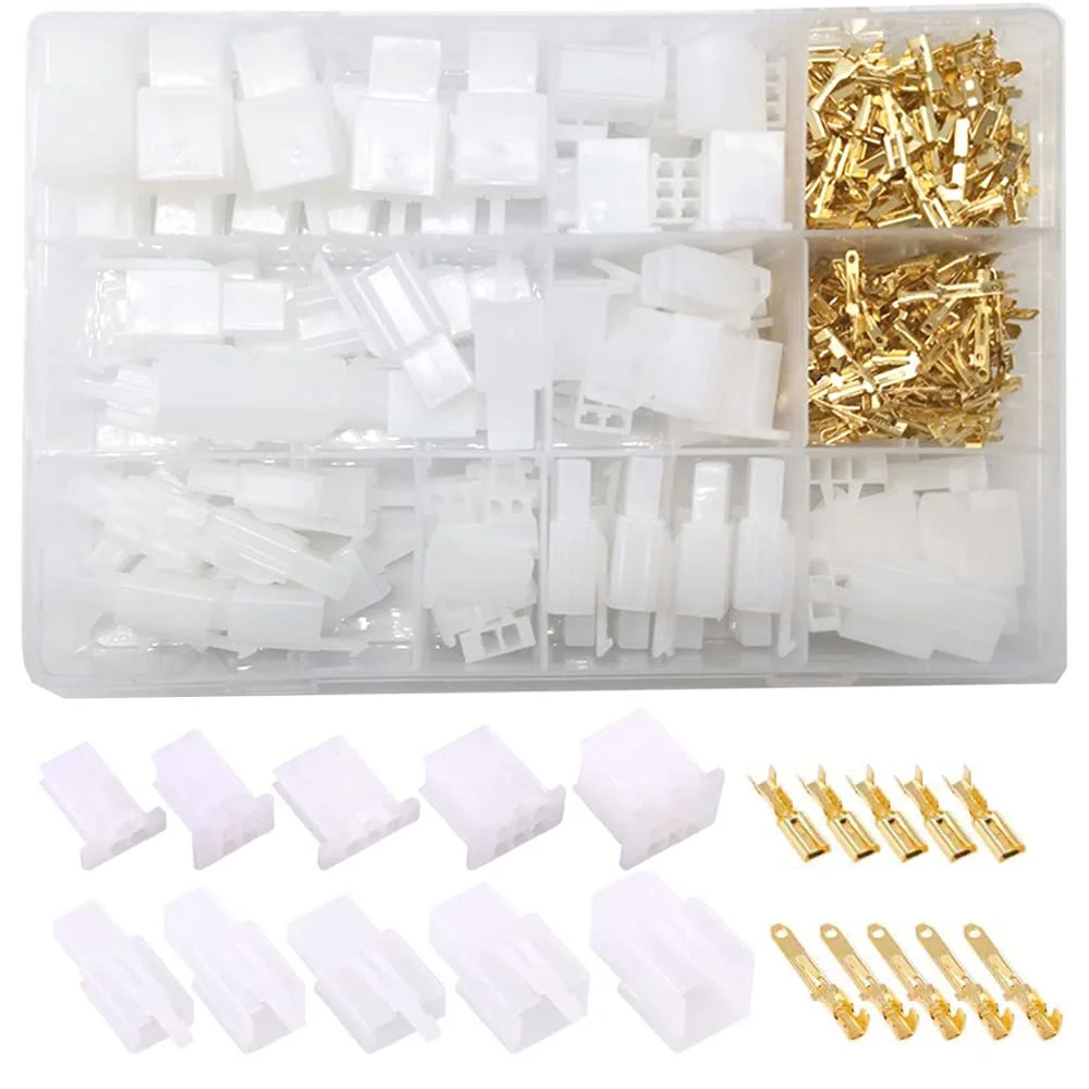 

2.8mm 2 3 4 6 Pin Car Motorcycle Electrical Wire Connector Fixed Hook Male Female Terminal Plug Kits