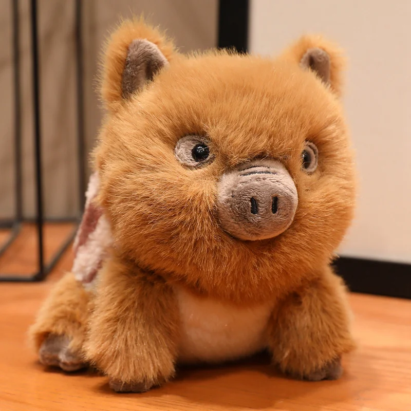 15/17 سنتيمتر لطيف حية الخنازير البرية وأوراق القيقب ألعاب من نسيج مخملي لينة دمية على شكل حيوان دمية للمنزل هدية الكريسماس هدية عيد ميلاد الأطفال