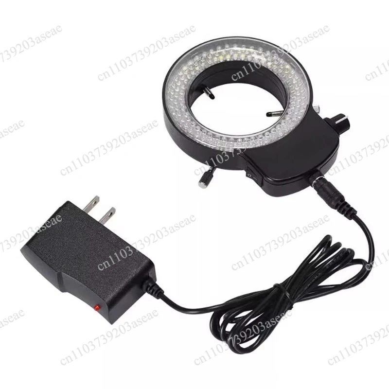 MIC-209 Fully Transparent Shade Adjustable Microscope Light Source LED Ring Light Industrial Light Source 144 Lamp Beads 63MM