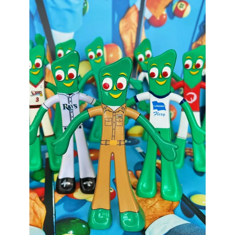 

NJ Croce Large Gumby Gomby Little Green Man Wire Figure Action Figure Figurine Children's Toys Birthday Gifts