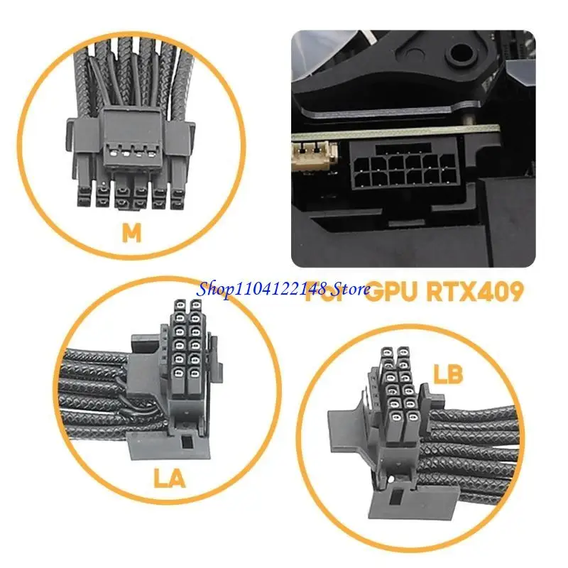 P9FA Graphics Card 16PIN Female to 3x8pin 4x8Pin Extension Cable PCI-E 5.0 12VHPWR