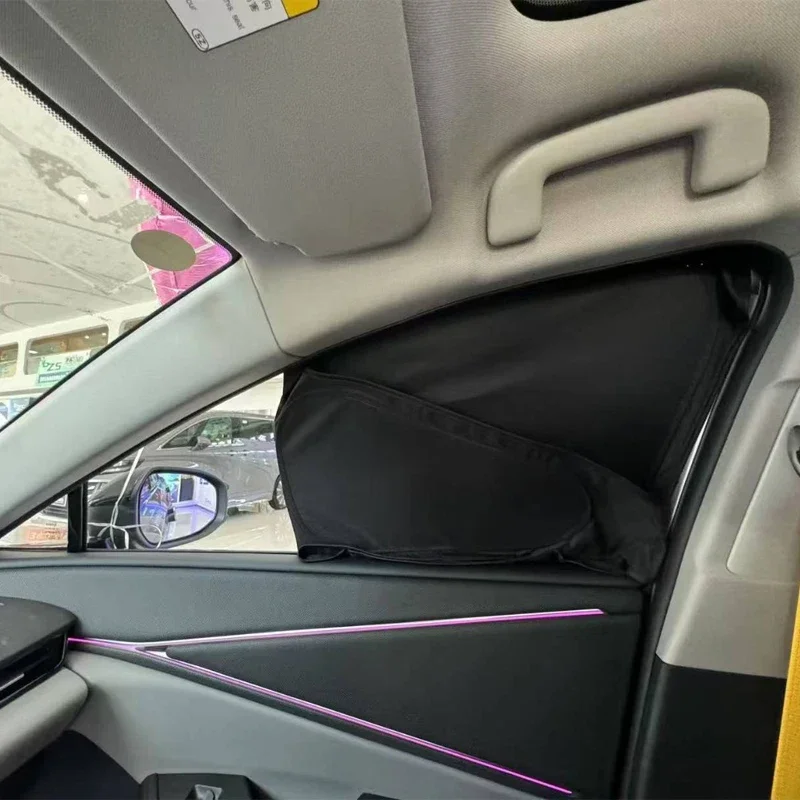 

For Toyota BZ5 2025-Present Car Black Window Privacy Sunshade Auto Anti-UV Heat Insulation Protect Cover Interior Accessory