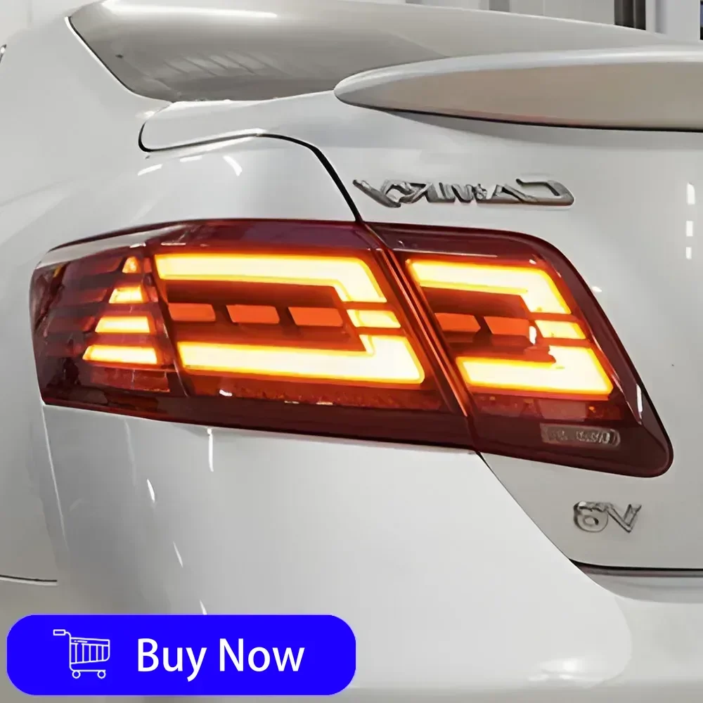 LED Car Taillights Assembly For Toyota Camry 6th 2007-2011 Upgrade Dynamic Flashing Signal Light Plug and Play Accessories