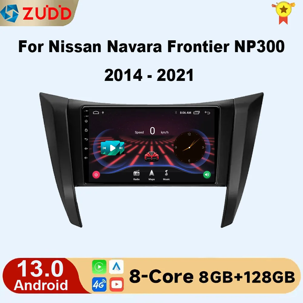 

Android 13 Car Radio For Nissan Navara Frontier NP300 4 D23 2014-2021 Navi GPS Carplay Multimedia Video Player No 2 Din dvd