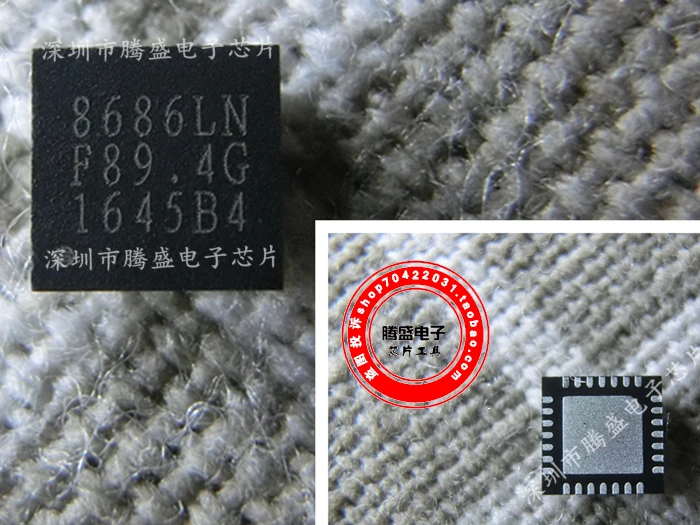 

OZ8686LN-B4-0 OZ8686LN 8686LN QFN28