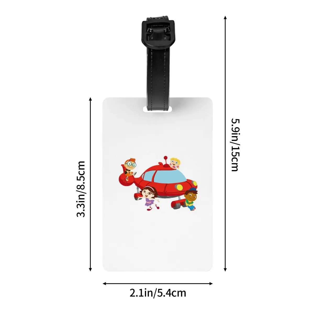 Etykiety na bagaż Little Einsteins, akcesoria do walizek, identyfikatory do bagażu podróżnego, etykiety na bagaż, uchwyt na identyfikator, imię, nazwa, adres