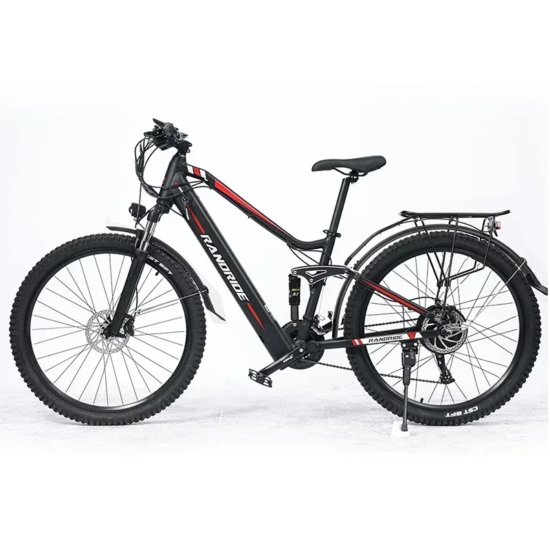 YS90 1000W Motor 48V 13.6ah Battery Adult E-Bike 27.5 Inch Tire Hydraulic Break Mountain Off-road Electric Bike
