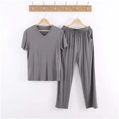 V neck dark grey