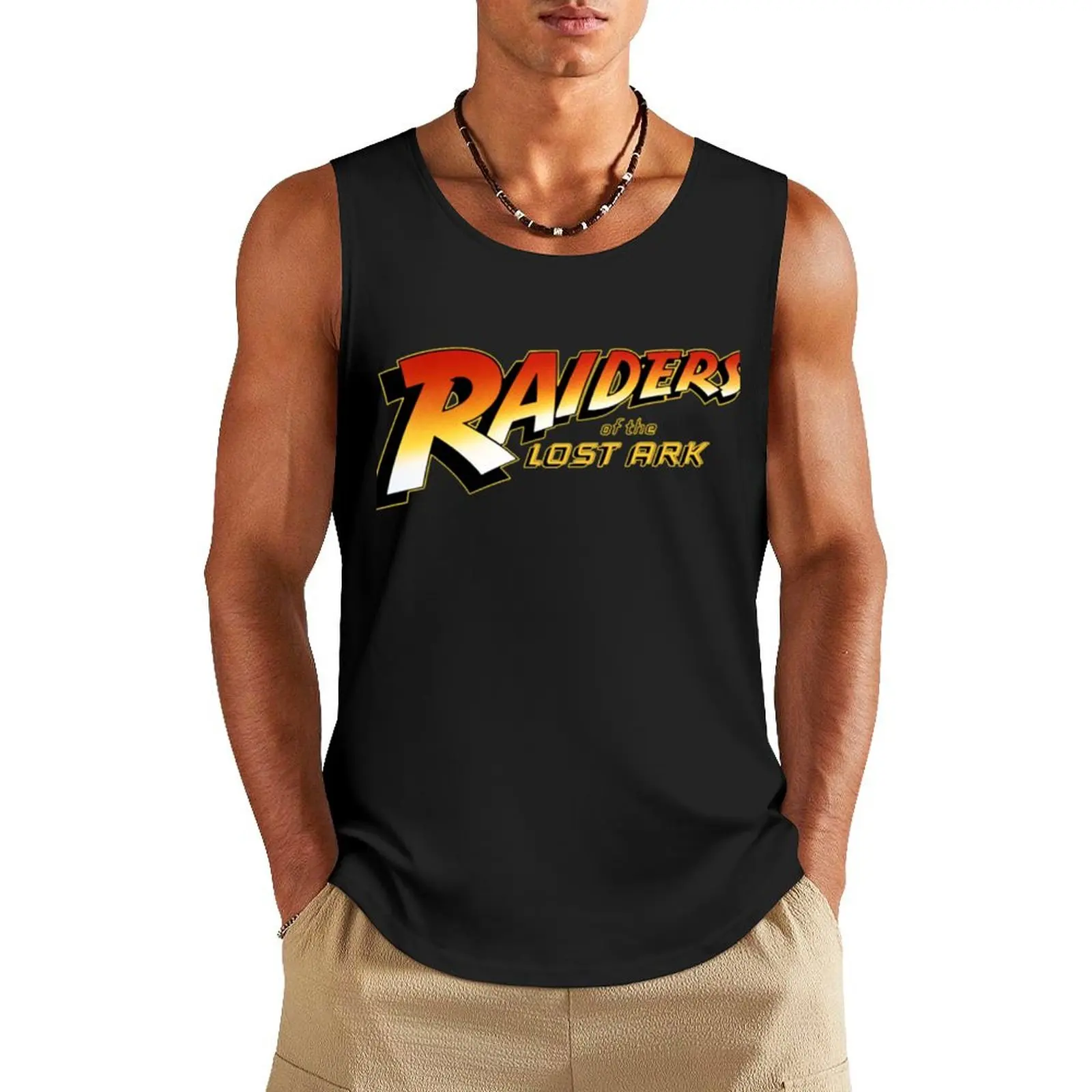

Awesome-Raiders-Of-The-Lost-Ark- Tank Top Short sleeve Male clothes anime clothes men gym
