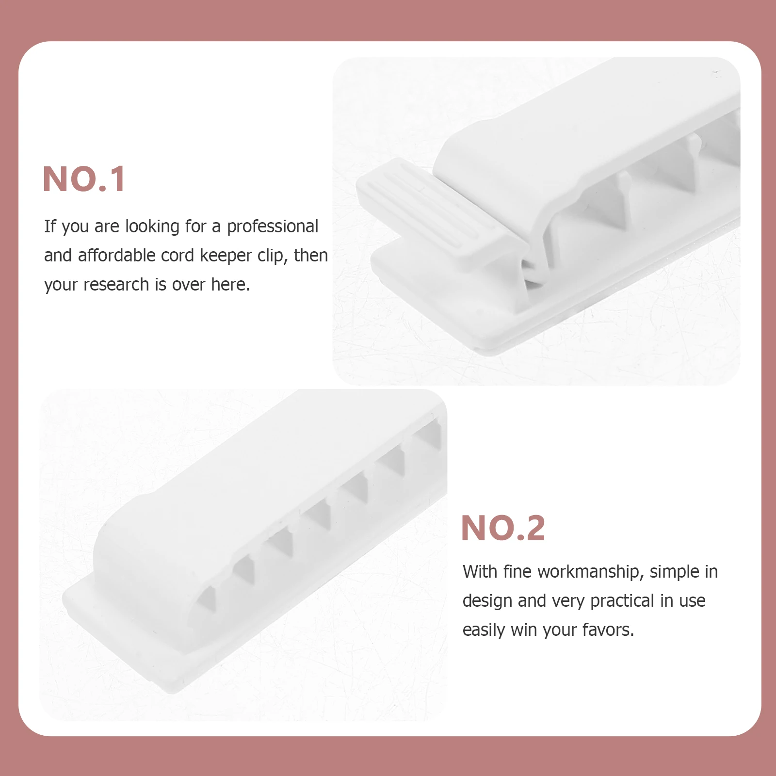 

4Pcs Cable Management Tool Cord for Phone Computer Power Cables Cord Keeper Wire Management Wire Organizer