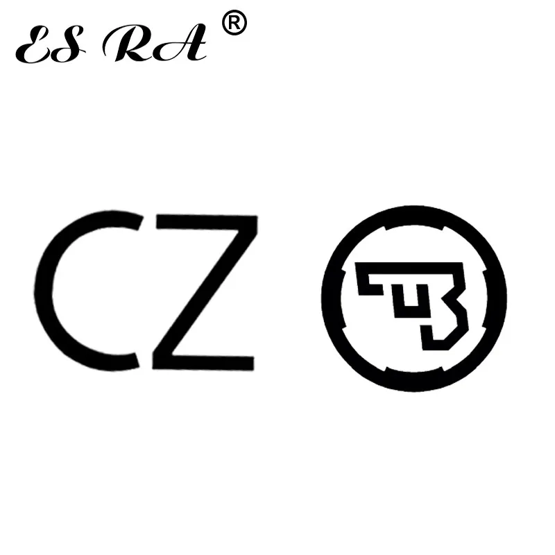 Светоотражающая наклейка с эмблемой CZ 15 см