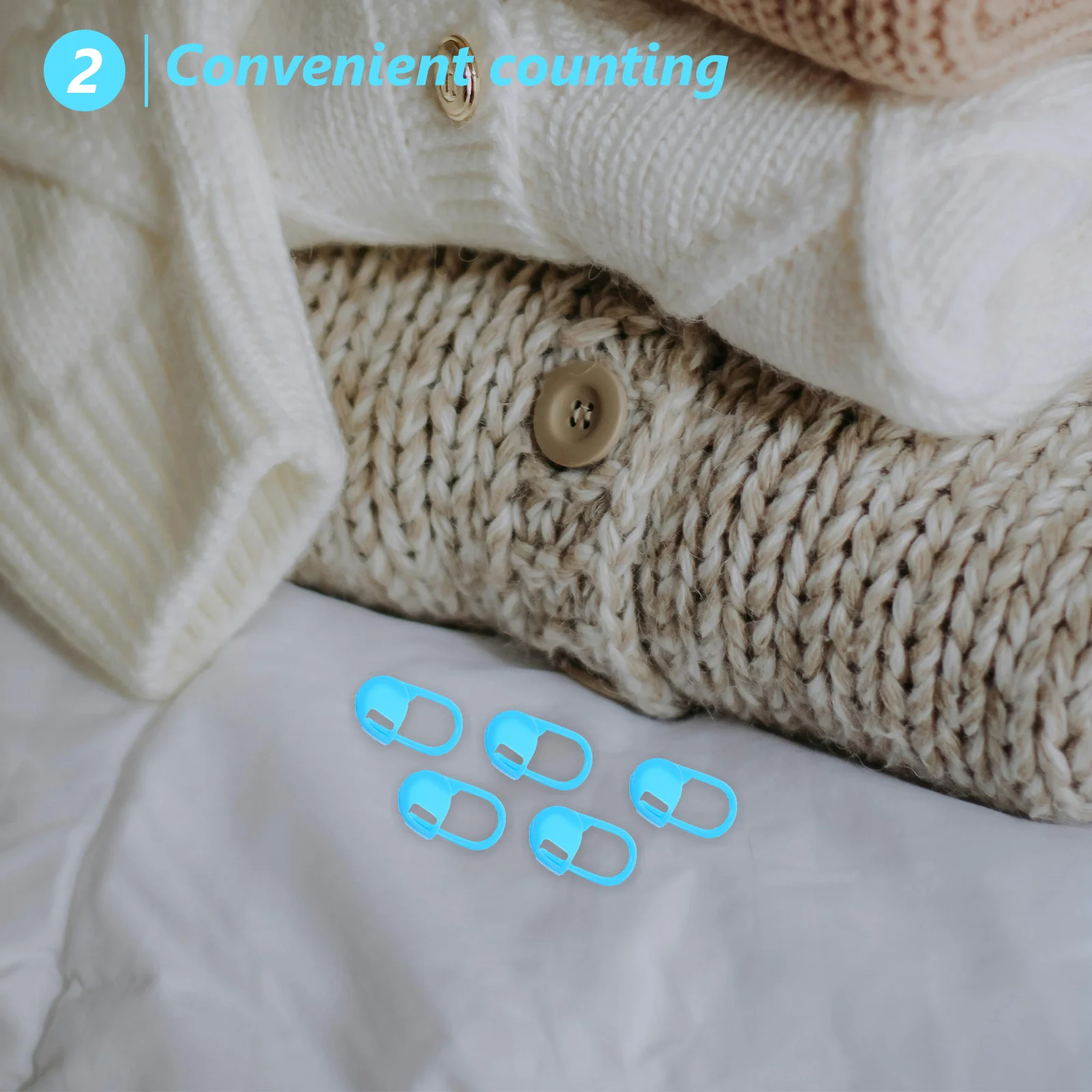 

1000Pcs Safety Locks for Knitting Crochet DIY Craft Accessories Vibrant Colors Easy Attachment No Tools Required Versatile