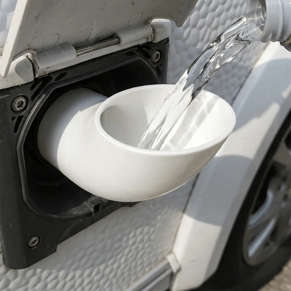 3D Printed Water Filling Aid Tool Universal Portable RV Water Tank Fill Tool Lightweight Water Filler Adapter