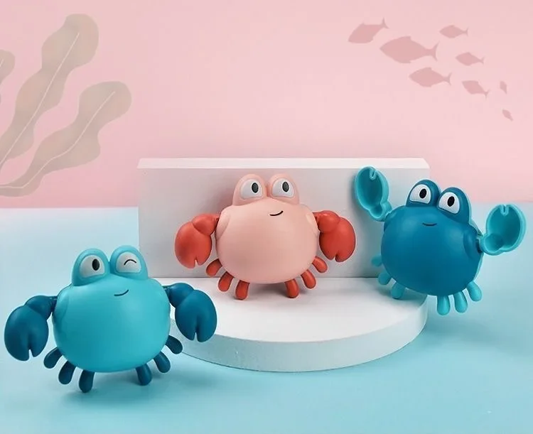 Baby Bath Toys Kids Swimming Clockwork Dolls Play Water Fun Bathing Cute Funny Children Bathroom Shower Bathtub Animals Toy