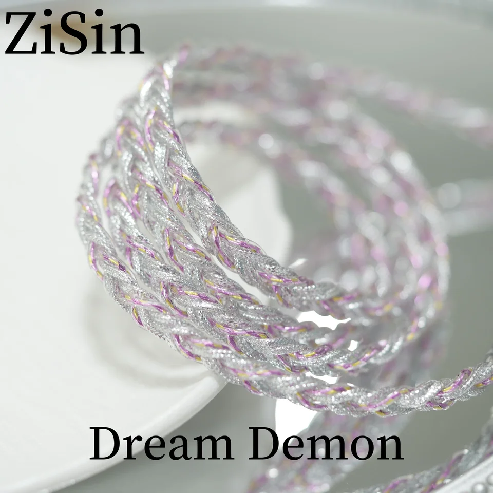 ZiSin-304 6-Core HIFI Earphone Upgrade Cable With 3.5/2.5/4.4mm