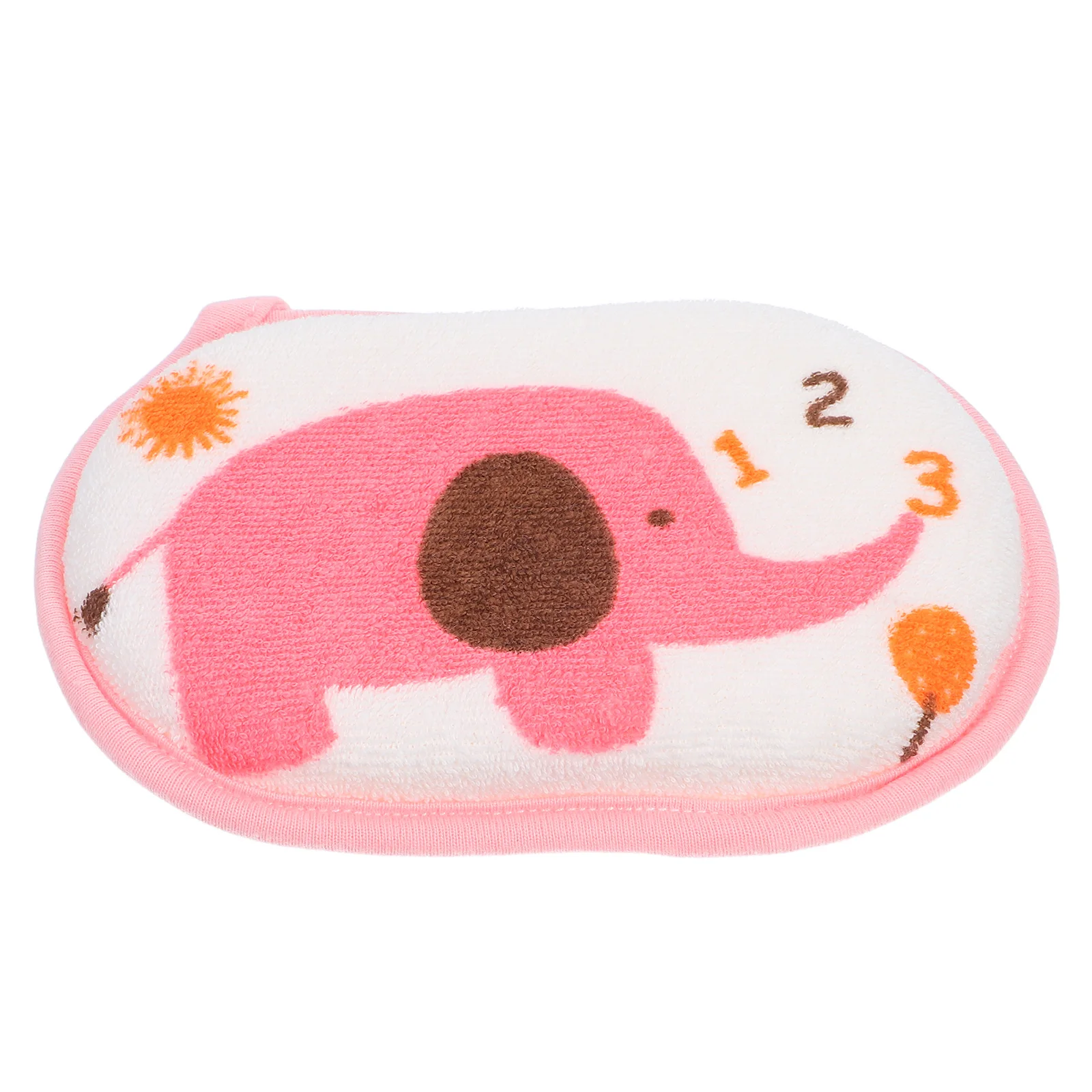 مادة إسفنجية ناعمة من القطن الطبيعي لحمام الطفل للبشرة الحساسة، تنظيف لطيف للأطفال حديثي الولادة #1