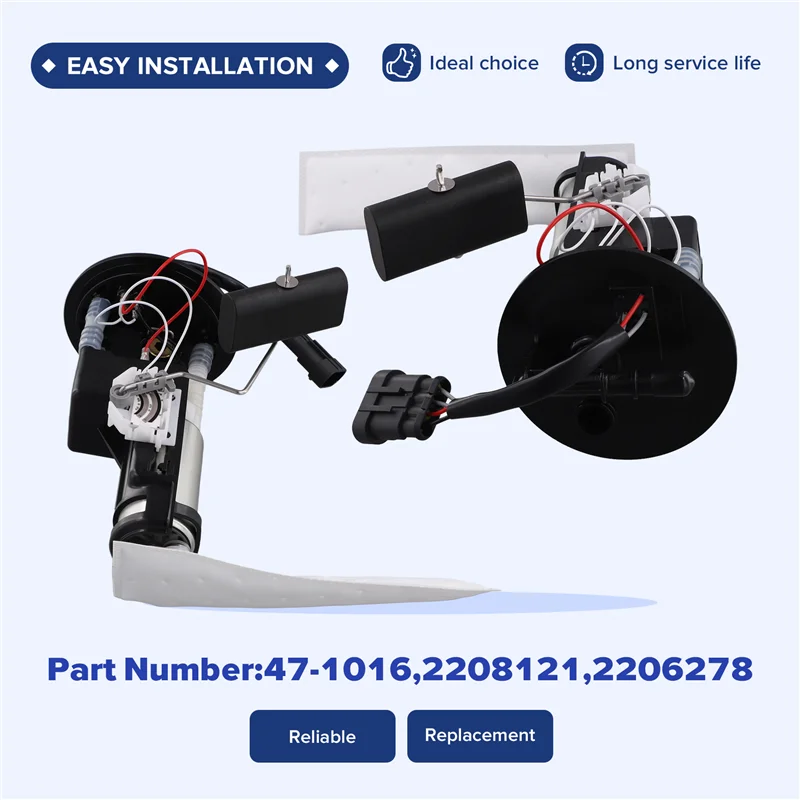 

For Polaris Fuel Pump Module Assembly+ Tank Seal 47-1016 For General 1000 EPS 4P 2016-2021 2208121 2206278