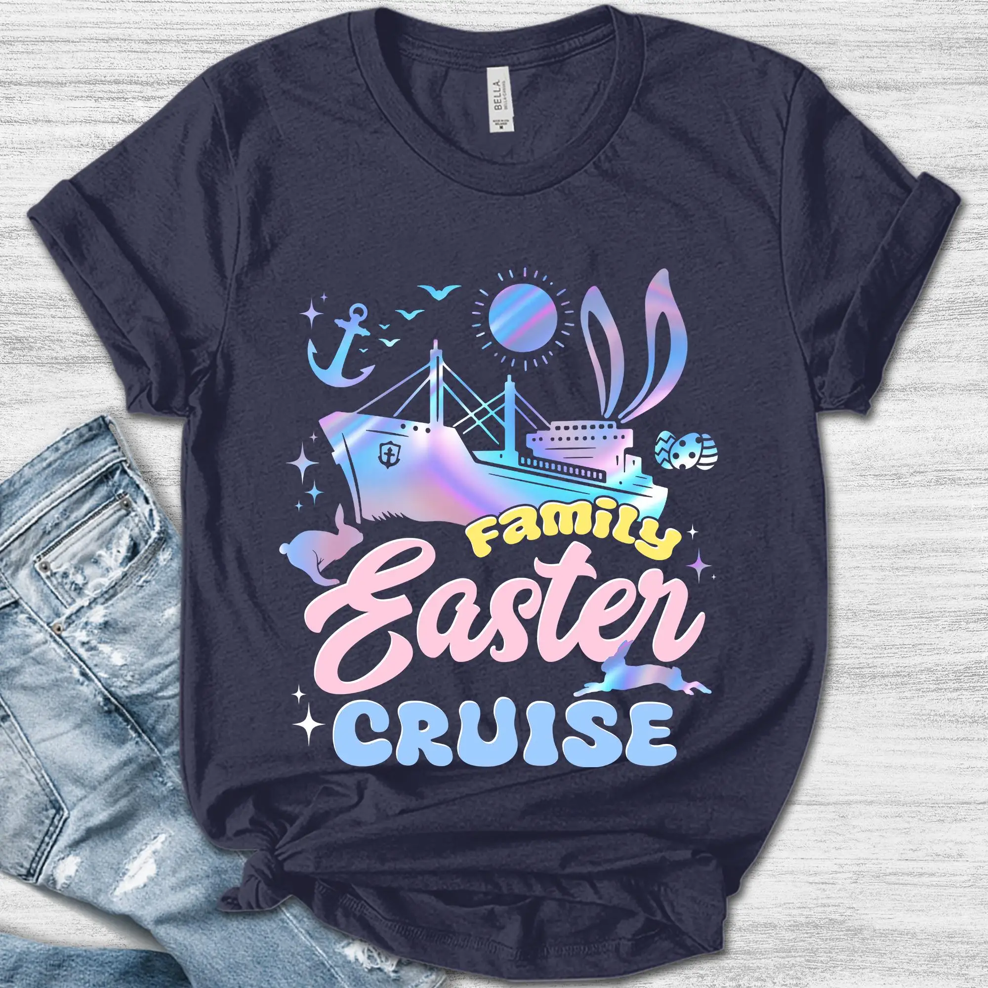 Easter Cruise T Shirt Trip Funny Bunny Family 2025 Matching OHPU08