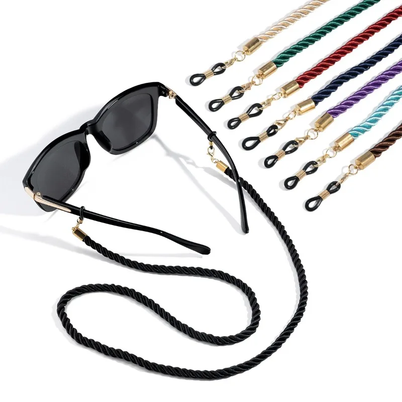 Non-slip lanyard, glasses chain, glasses rope, Korean version of anti-lost mask rope, dual-purpose fabric new rope