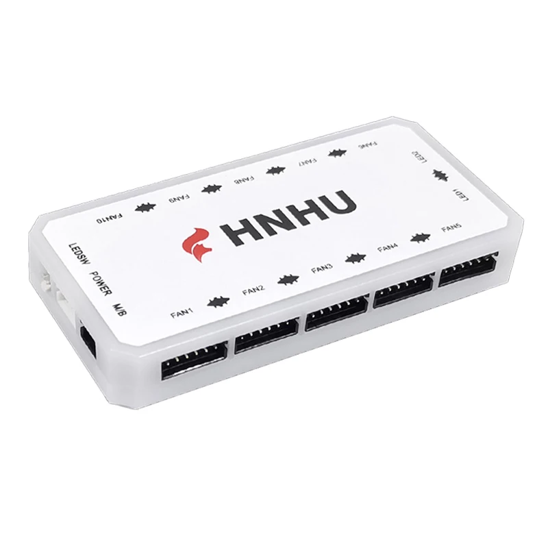 HNHU-PC CPU RGB Fan Controller 6pin Connector To SATA Power Hub Processor For Computer Cpu Case Parts Cooling Air-cooler mute