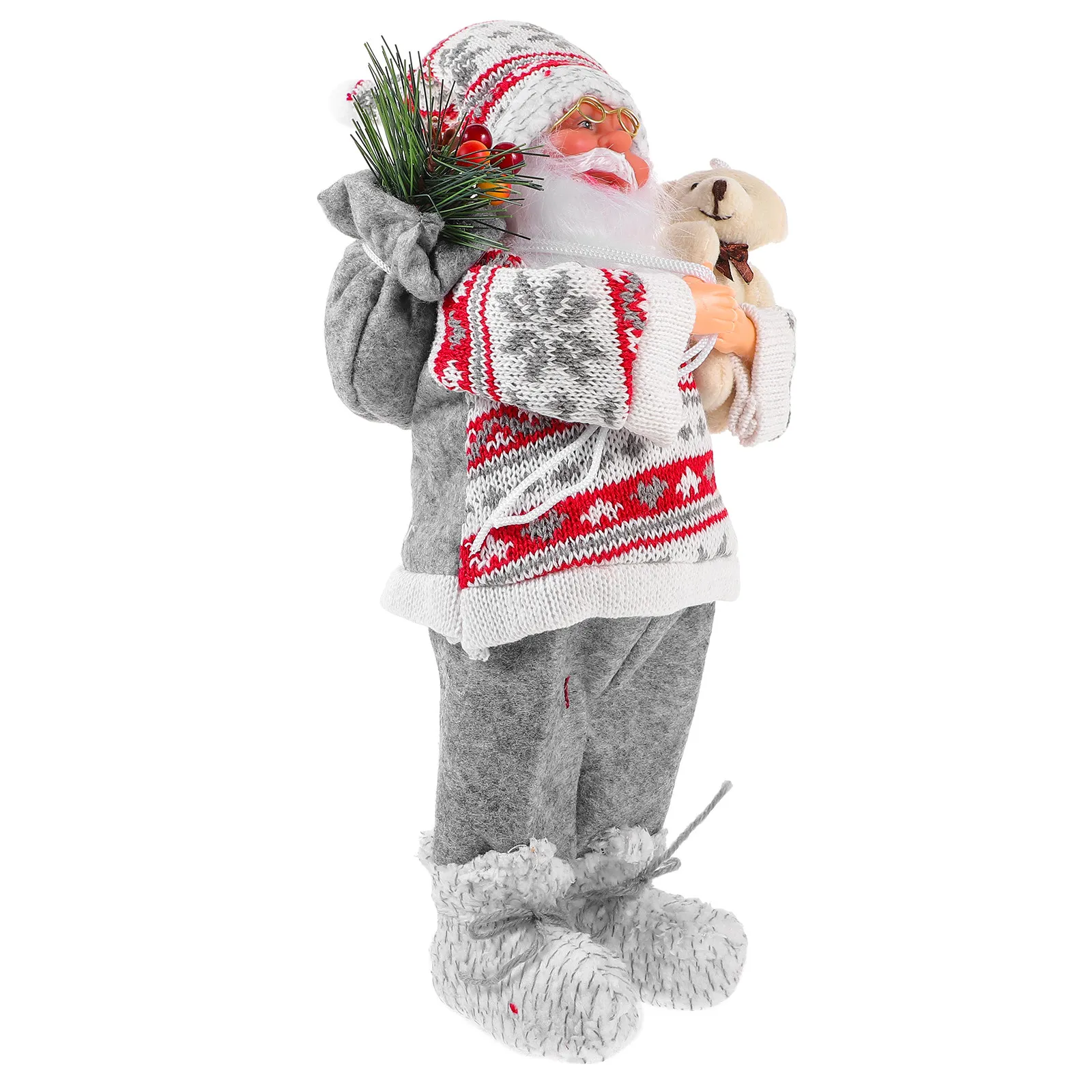 

Santa Claus Statue Christmas Santa Claus Standing Decoration Xmas Party Display Christmas Holiday Decor Xmas Party Prop