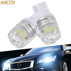2PCS Car T10 W5W Super Bright LED Bulbs Car turn Signal dome reading lamp 194 Auto Wedge Backup Parking Trunk Light white 12V
