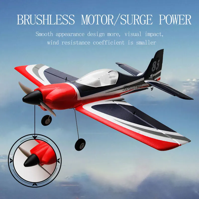 Fx9706 Remote Control Aircraft Fixed Wing Aircraft Model Red Fighter 5-Channel Foam Remote Control Aircraft For Kids Xmas Gift