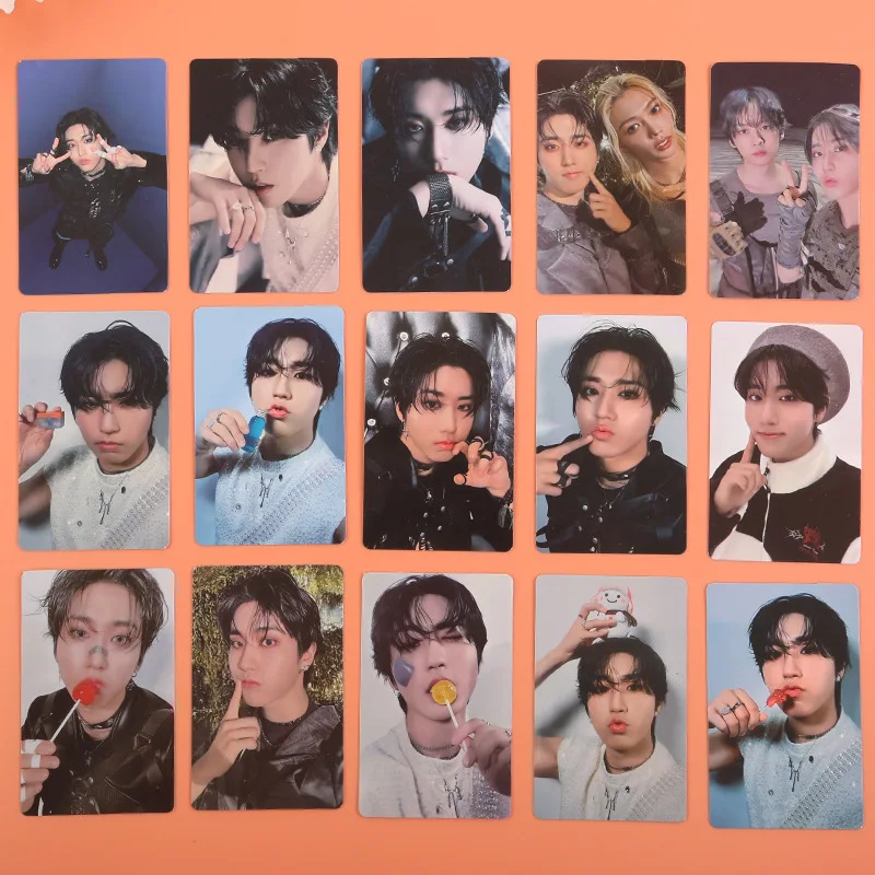 STRAYKIDS المتخصصة الجديدة العملاقة Fang Can Zhang Bin HAN المشاركة في البطاقة الصغيرة