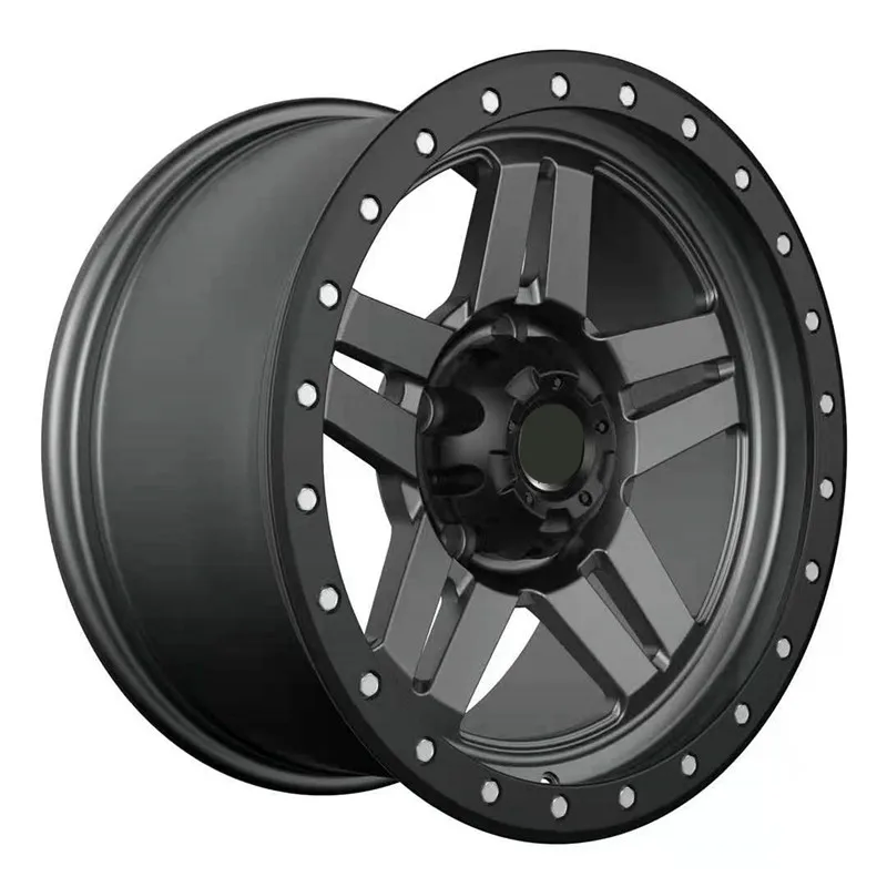 

Factory Wholesale 17 Inch 5x139.7 6x139.7 Aluminum Alloy Offroad Car Wheels for jeep wrangler Jk