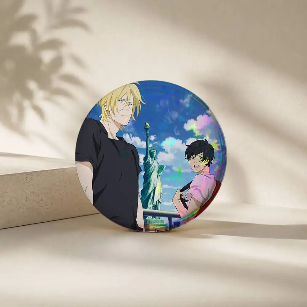 Anime Banana Fish Ash Lynx Brooches Cartoon Badge Pins Backpack Hat Accessories Friend Gift view 6