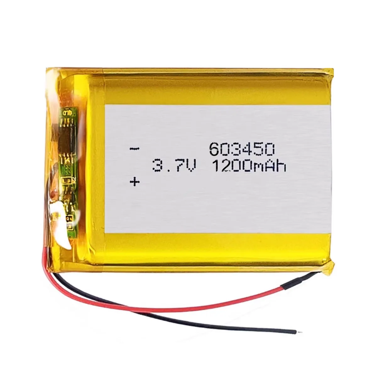 Replacement 3.7V 1200mAh 523455 603450 Amplifier Battery for Fiio E17, E7 rechargeable Battery 2 Wires