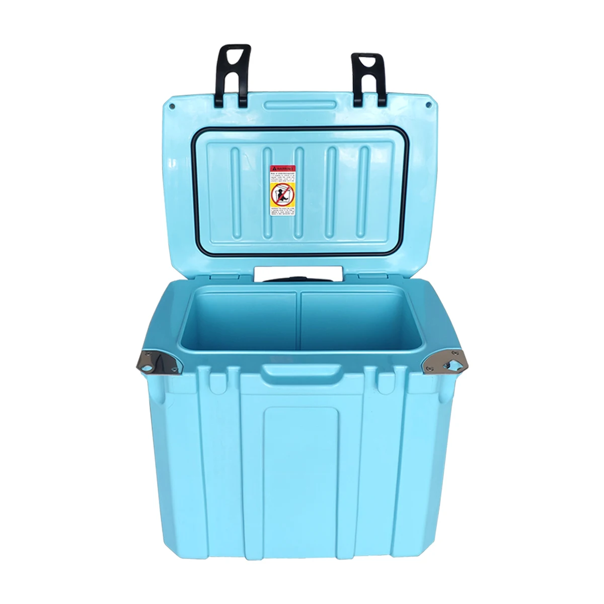 2024 New Design 35 Liter Plastic Light Weight Hard Cooler Box Trolley Lifestyle Bag Wheels Cooler For Camping