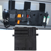Car Sun Visor Organizer Bag Multi-Pocket for Jeep Wrangler TJ JK JL JT 1997-2024 for Suzuki Jimny 2019-2025 Interior Accessories