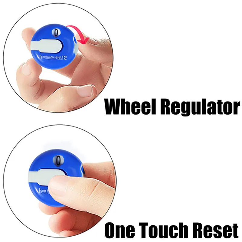 Golf Hat Clip Scorer One Click Zeroing Glove Clamp Counter SC005