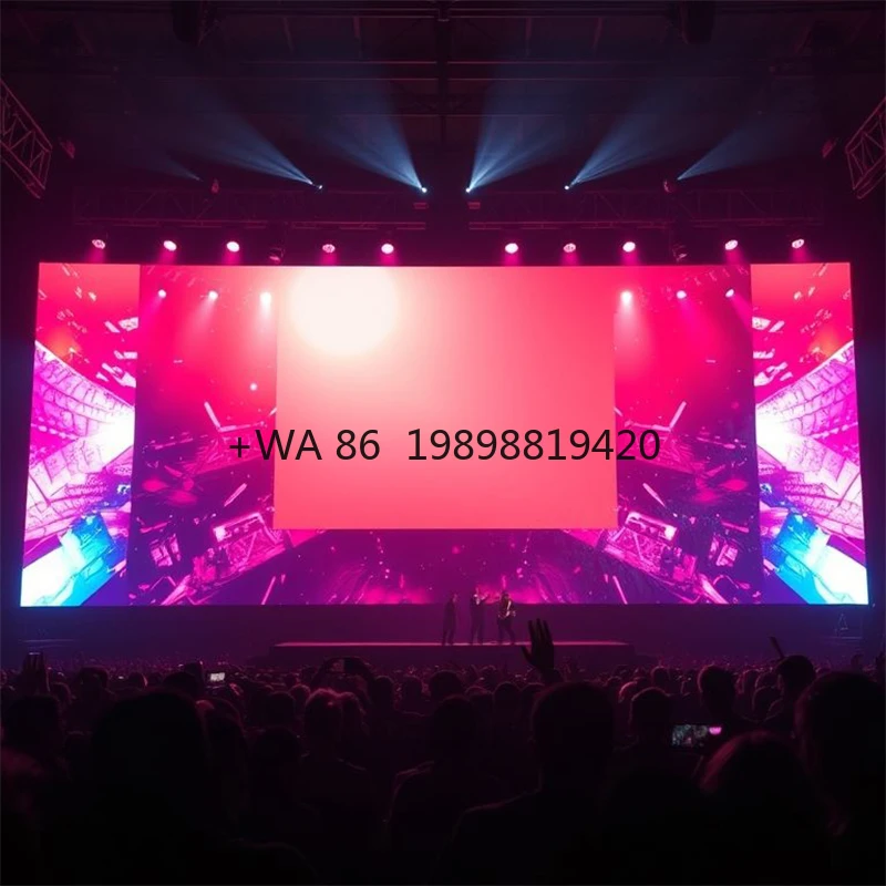 

Customizable Full Color Indoor P2.6 P2.9 P3.91 P4.81 LED Display Screen Indoor Rental Led Video Wall for Event Concert LED Stage