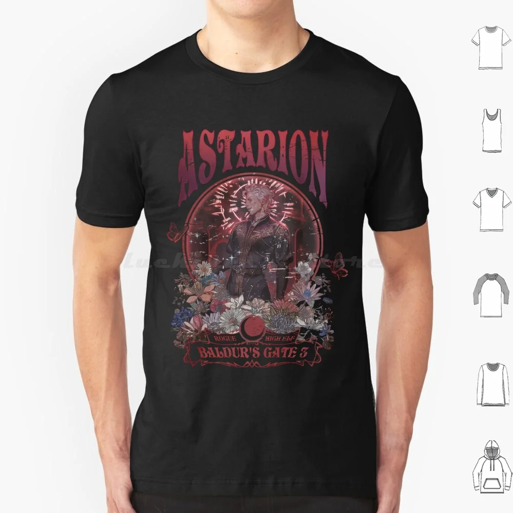 Astarion Bulders Baldurs Gate 3 T Shirt 6Xl Cotton Cool Tee Baldurs Gate Bg3 Baldurs Gate 3 Astarion Goostarion Astarion Bg3