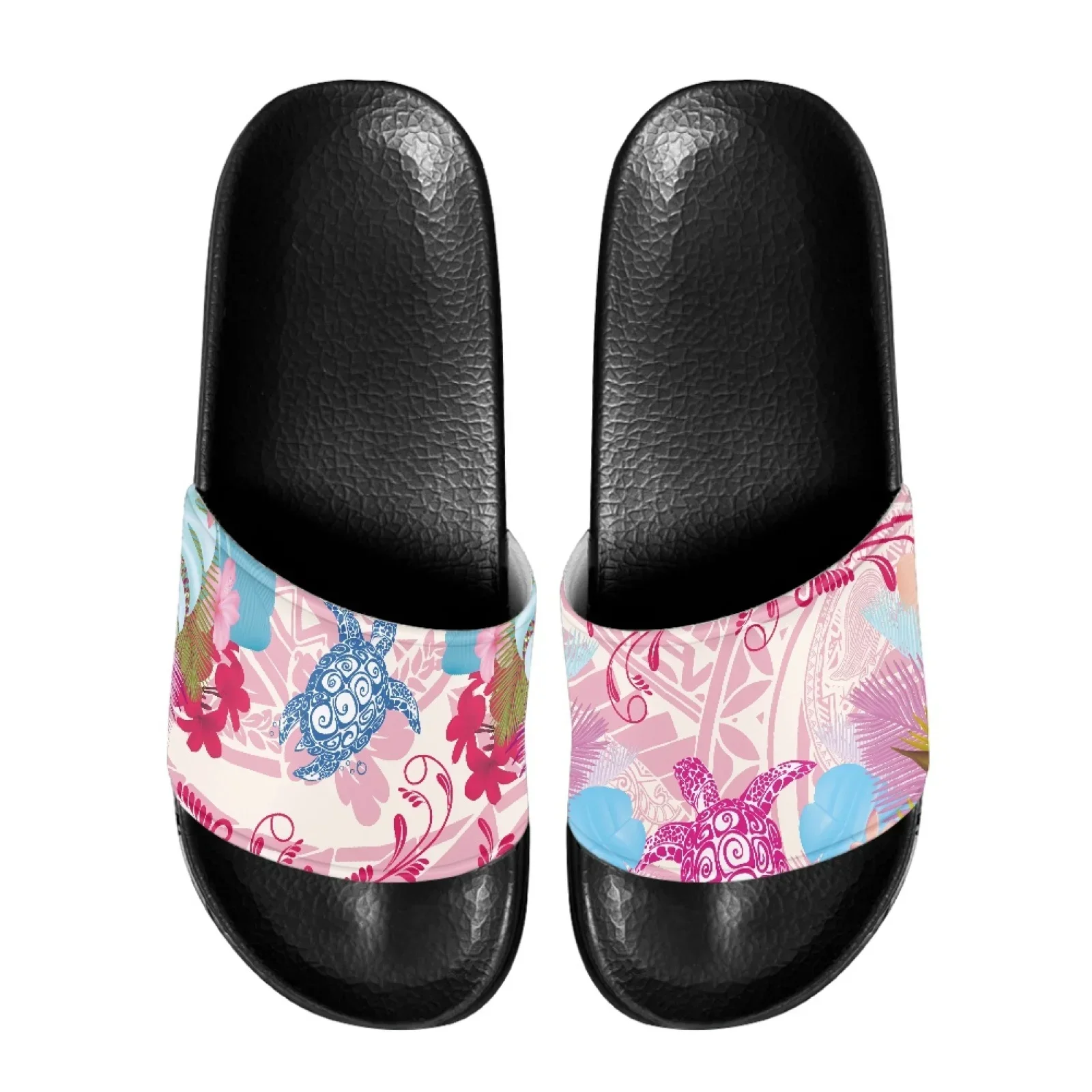 Polynesian Tribal Hawaiian Totem Tattoo Hawaii Prints Summer Men's Slides Women Slippers Orginal Sandals Beach Casual Shoes EVA