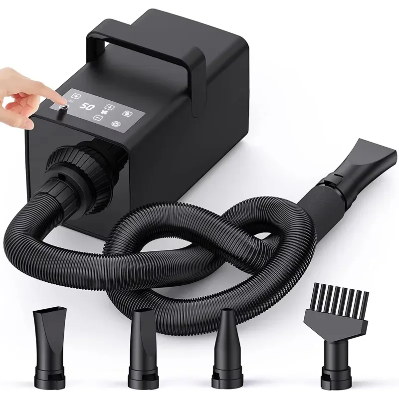 for 4.3HP 3200W Pet Grooming Dryer With LED Screen High Velocity Professional Dog Blow Dryer