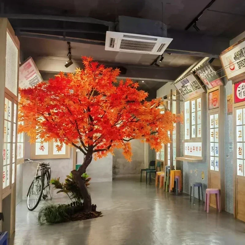

Artificial Maple Tree Fake Maple Tree Large Shopping Mall Hotel Green PlantsHot Sales Cheap And Fine
